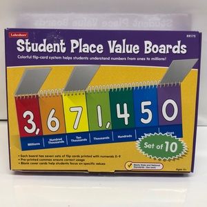 Lakeshore Set of 10 Student Place Value Boards